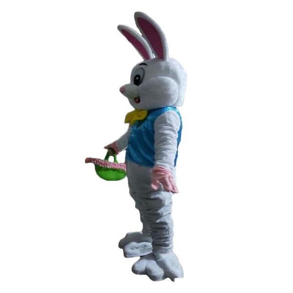

2019 cakes professional easter bunny mascot costume bugs rabbit hare easter mascot, Red;yellow