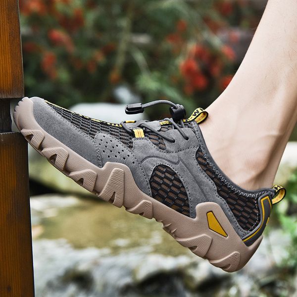 

men's hiking shoes women breathable outdoor hunting anti-skid tourism trend sneakers climbing shoes