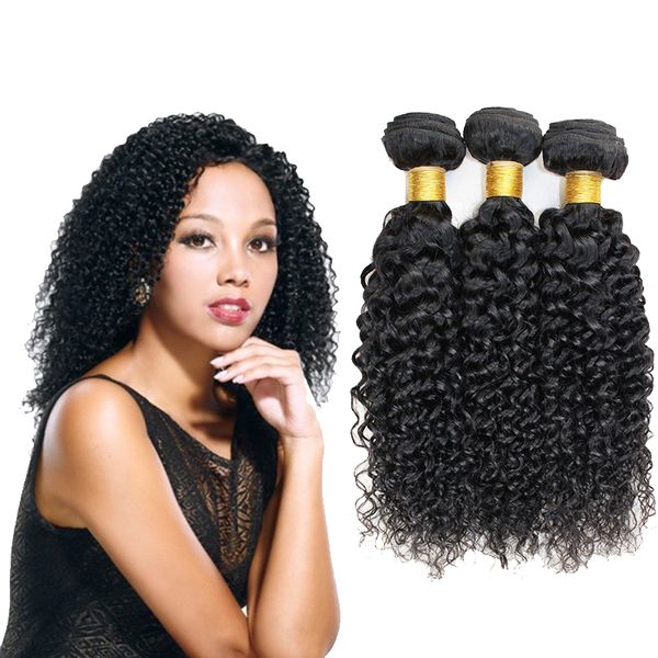 Brazilian Hair Weave Curly Bundles Jerry Curl Human Hair Extension