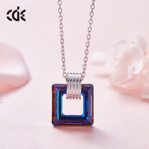 

wedding party silver s925 beaded pearl gift woman lady diamond jewelry necklaces for bride acting initiation graduation cde-455
