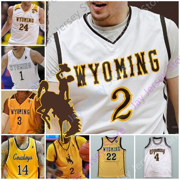

custom wyoming cowboys basketball jersey ncaa college larry nance jr. hunter maldonado jake hendricks kwane marble ii thompson taylor, Black;red
