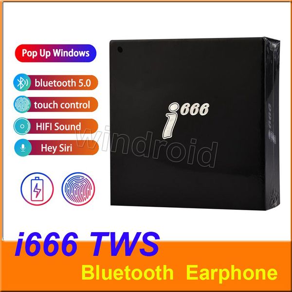 

i666 tws сенсорные беспроводные наушники с всплывающим bluetooth 5.0 наушники true стерео наушники гарнитура наушники pk i9s i10 i12 i13 + з