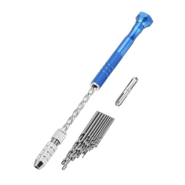 

justinlau upgraded version of manual mini hand drill / punch drill / hand bodhi amber nuclear carving tool + twist