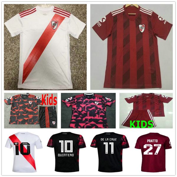 

2019 2020 river plate soccer jersey martinez ponzio scocco casco perez fernandez 27 pratto 10 quintero custom 19 20 home away football shirt, Black;yellow