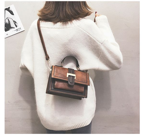 

ретро сумка женская 2020 new y girl's одно плечо косой ранец сумочка