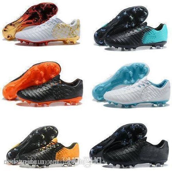

vii tiempo legend fg 7 cr7 soccer boots men six choice vivid colors fashion football shoes size in 39-45