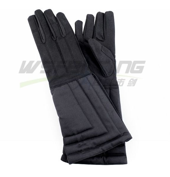 

wsfencing 350n ce coach glove with long sleeve, White;black