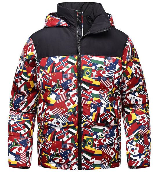 New Snow Mountain Down Jacket Top Quality Men's Snow Mountain Hooded Jacket Quente Esportes Quentes Down Jacket Men E Mulheres