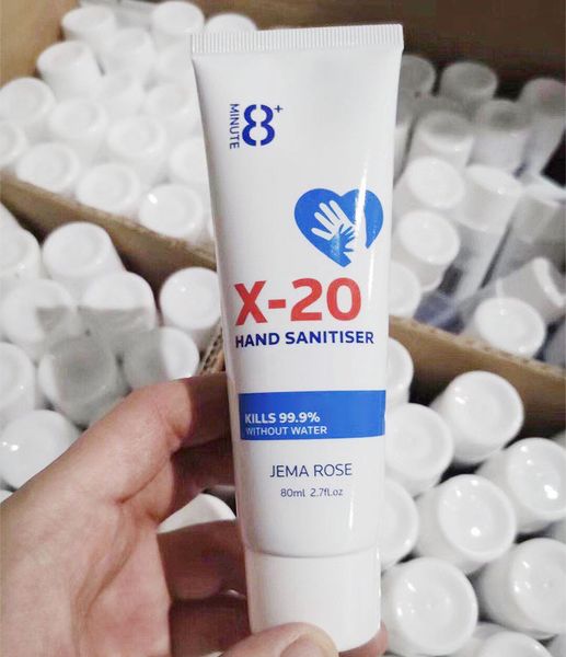 

8-minute hand sanitiser jema rose x-20 hand sanitiser 80ml disposable quick-drying without water cleaner dhl ship