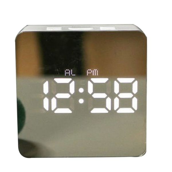 

square mirror alarm clock