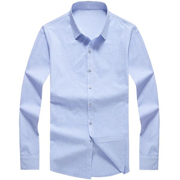 

men long sleeve shirt slim fit 2019 spring new solid color business style black/pink casual male dress shirts 8345, White;black