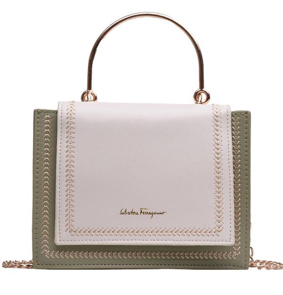 

New brand women pu leather bag 4 color chain belt female cro body houlder bag ladie handbag for girl 2019