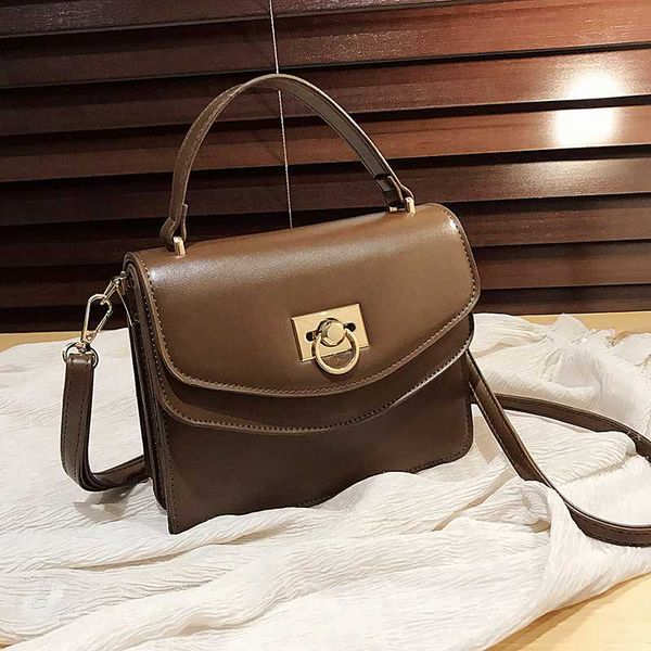 

axukes 2020 new double covered organ bag shoulder messenger bag handbag wild fashion small