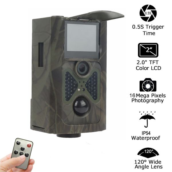 

full hd 16mp 1080p waterproof ip54 night vision hunting trail camera hc-550a for p traps
