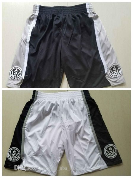 

mens san antonio spurs shorts 21 duncan 10 derozan 16 gasol stitched vintage breathable pants sweatpants classic basketball shorts, Black;red