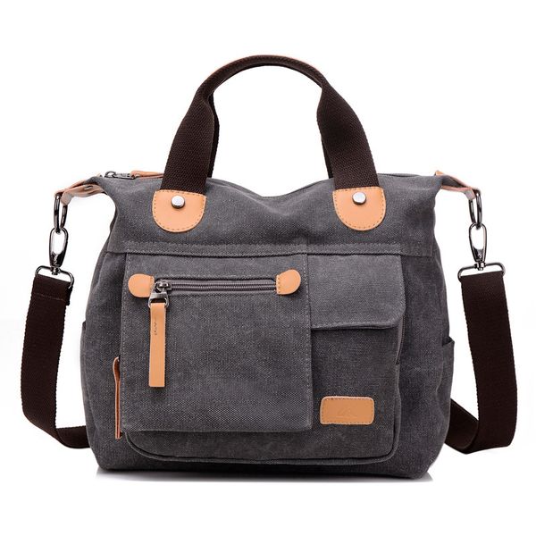 

canvas handbags women casual quality large capacity patchwork crossbody bags