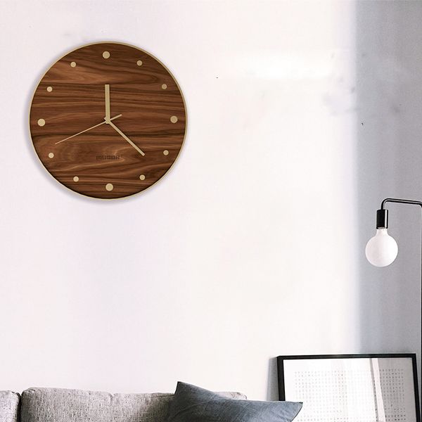 Custom Simple Wooden Clock Unique Clocks Wall Unique Kitchen