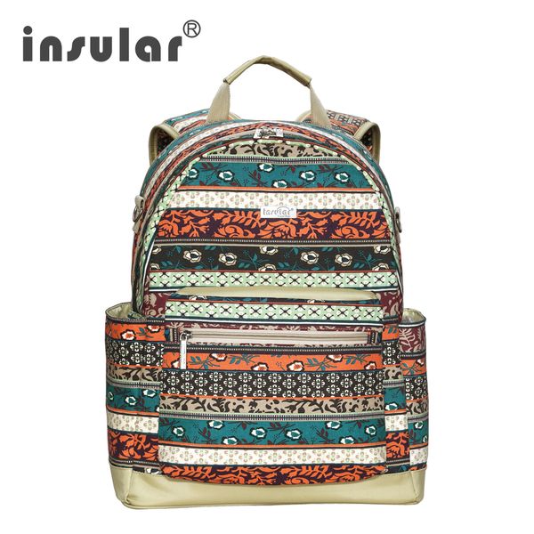 

insular fashion mummy maternity nappy bag large capacity baby bag multifunction travel backpack nursing for baby care