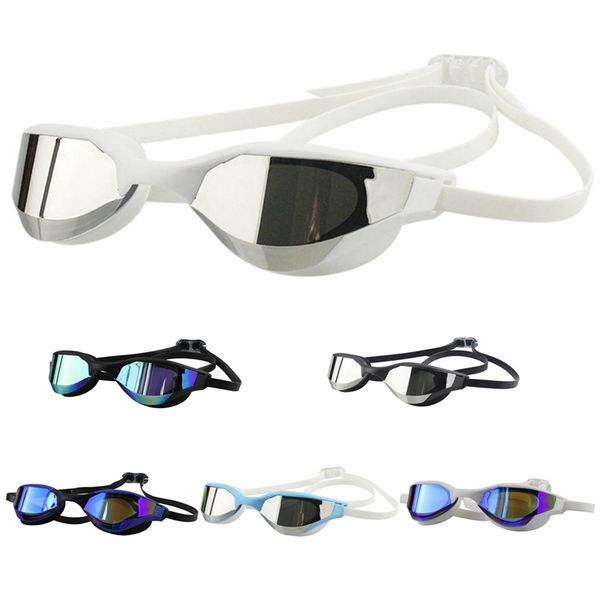 

racing swimming goggles women men electroplated lens waterproof dust-proof anti-fog anti-uv glasses eyewear