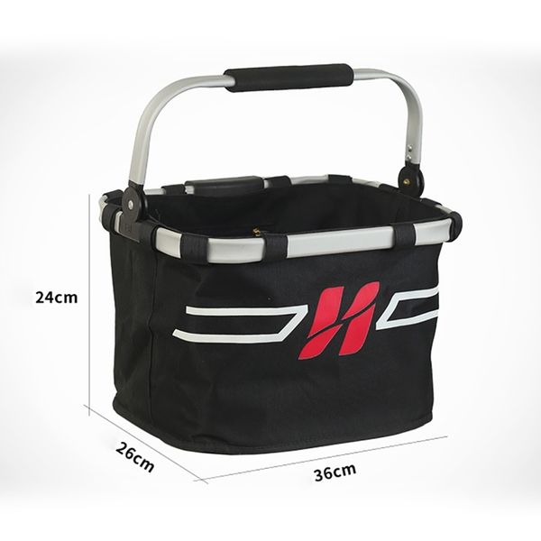 

folding car basket bicycle basket aluminum alloy front bag mountain bike accessories cycling bag panniers bags