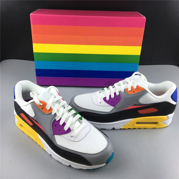 

air betrue running shoes 90s rainbow kaleidoscope fashion unique designer original sport casual sneakers 36-45