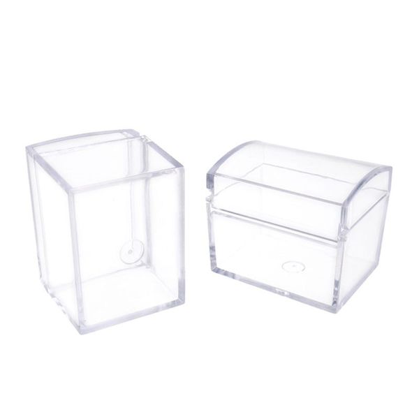 

clear plastic box малый свадьбы пользу конфеты ювелирных изделий беруши дело контейнер для хранения бисера прозрачное организатор подарков д