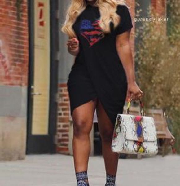 

casual dress cross designer short sleeved candy color dresses plus size 5xl 2019 women summer, Black;gray