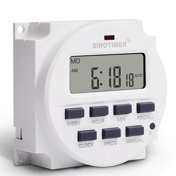 

12v 24v 110v 220v programmable memory plant yard lamp timer automatic cycle time controller - 12v