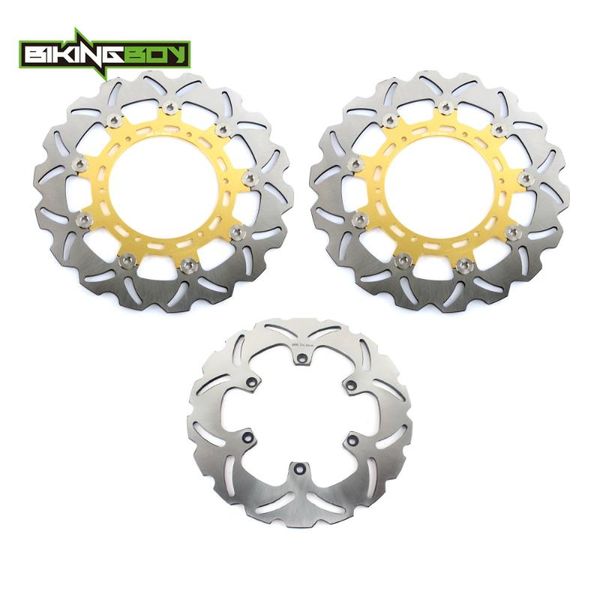 

bikingboy front rear brake discs disks rotors for 950 adventure 02-06 950 adventure r 2006-2008 990 s 2006-2008