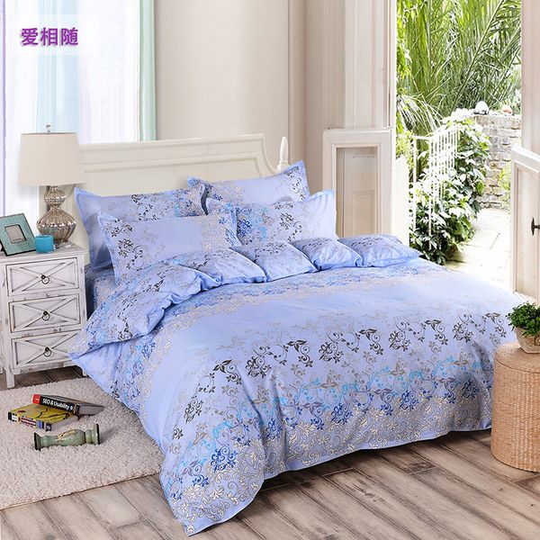 

bedspread refreshing love series winter bedding duvet cover + bed sheet + pillowcase full queen king bed sheet housse de couette