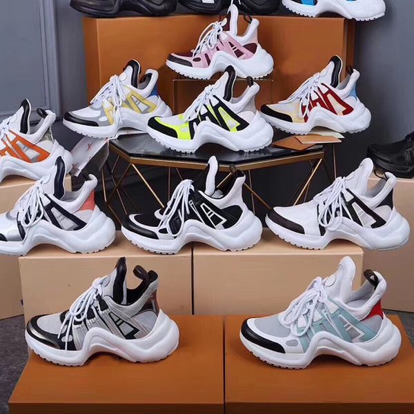 

Дизайнер Роскошная женщина Спортивная обувь Мужчины Натуральная Кожа Кроссовки