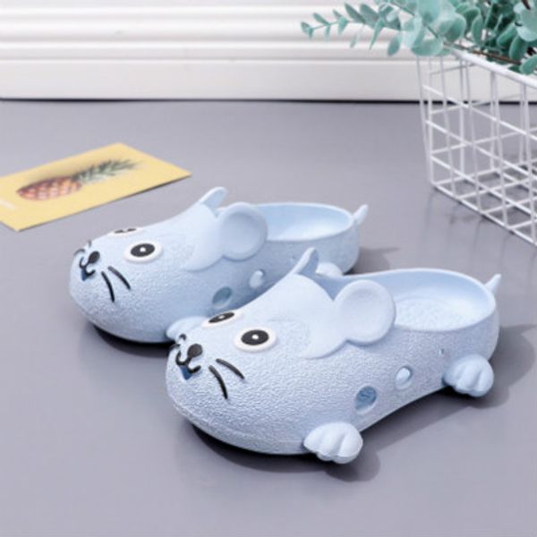 

детские дизайнерские тапочки флип-флоп мальчики девочки унисекс бренд тапочки дети милый мультфильм животных плоские тапочки пляжная обувь с, Black;grey