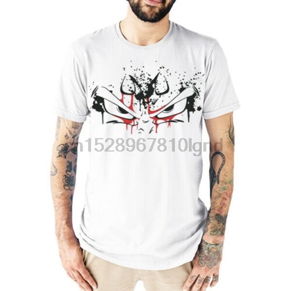 

t-shirt z vegeta boo blood face, White;black