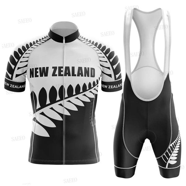 

cycling jersey 2020 new zealand pro team cycling jersey set summer breathable quick-drying ciclismo clothing trekking, Black;blue