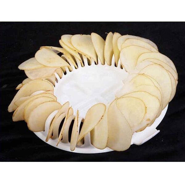 

plastic microwave potato chip maker home baking tools 20.5x4.5x20.5cm