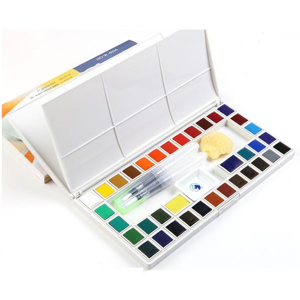 

marie's solid watercolor paints 18/24/36/48 colors painting supplies