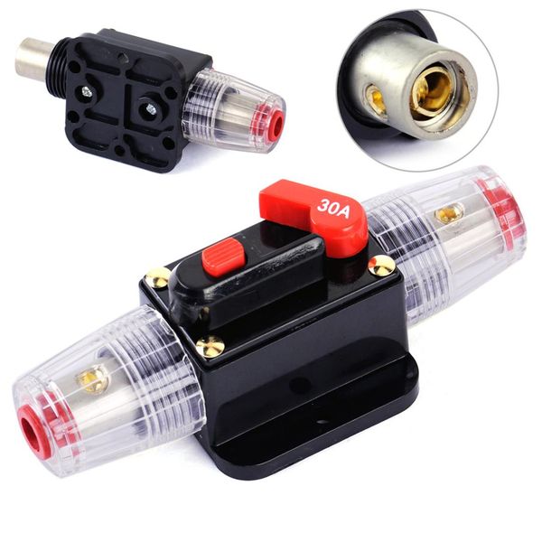 

dwcx 12v system protection audio circuit breaker inline fuse for connecting audio power line video system overload protection