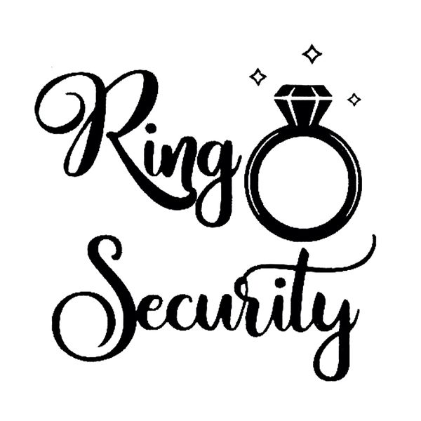 

15*14.3cm personalised ring security sticker fashion personality creativity classic attractive car sticker