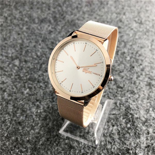 

nen 2020 luxury mens watch stainless steel fashion brand montre de luxe designer women watches quartz wristwatch gifts male clock, Slivery;brown