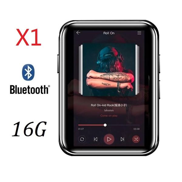 

original benjie x1 touch screen bluetooth mp3 player 16gb portable audio music video player with fm radio recorder e-book