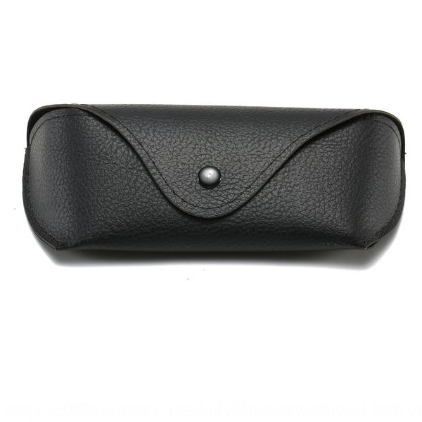 

3026 sun case case storage leather button glasses box 3025 soft bag glasses storage box, Blue