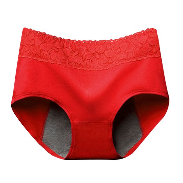 

женщины \ 's период трусы хлопок красный физиологические трусы белье, Black;pink