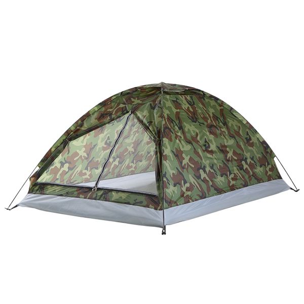 

camping tent for 1 person single layer outdoor portable camouflage travel beach tent tents outdoor camping