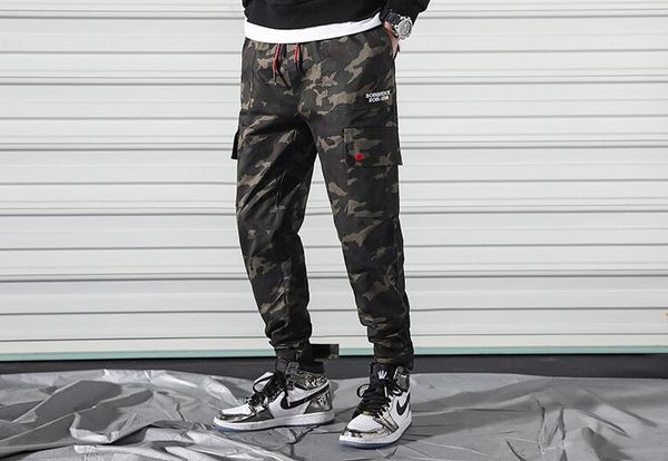 

mens spring and autunm hip hop clothing streetwear harem pants men baggy joggers male loose pants, Black