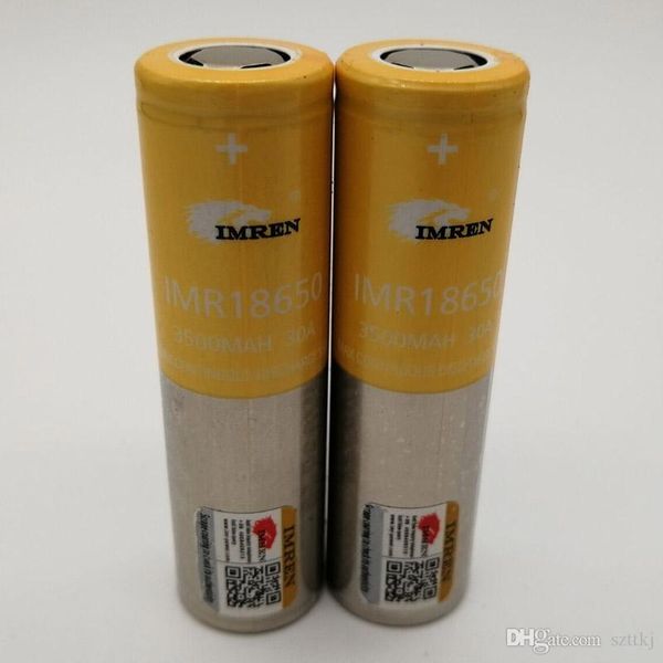 

100% imr 18650 battery 35000mah 3.7v 30a 18650 batteries rechargable lithium batteries fedex ing