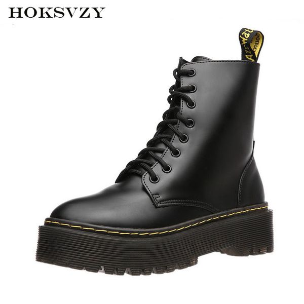 

hoksvzy women thick heels boot bottom boots british locomotive women's boots sole slope heel short jxq, Black