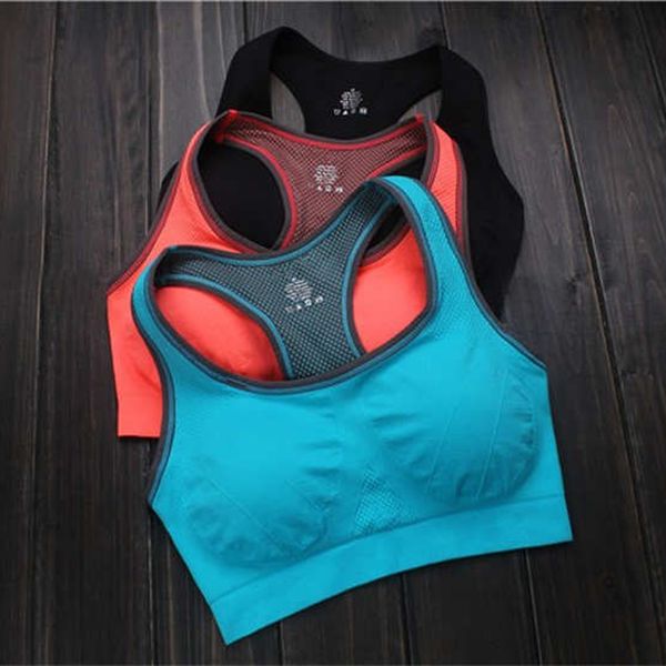

womens sport bra gym fitness yoga running vest underwear padded crop underwear 7 colors no wire-rim bras, White;black
