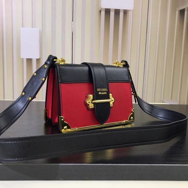 

designer luxury handbags purses pradda cahier leather shoulder bag metal hardware women handbags prada