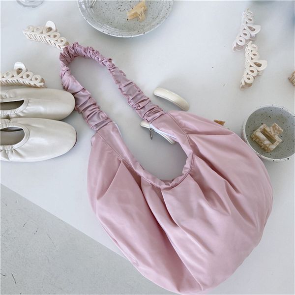 

new season fashion ruched messenger bag women sling bags ladies bag tote large travel bags summer beach shoulder