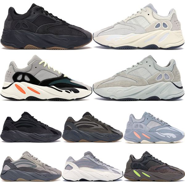 

utility black gum bottom 700 wave runner mens women designer sneakers new 700 kanye west sport shoes with stock x 36-46